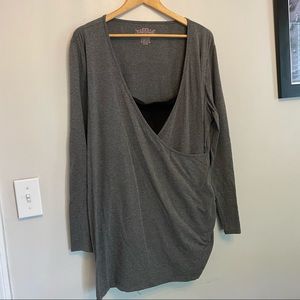 SANDY & MARCIES GREAT EXPECTATION MATERNITY SHIRT